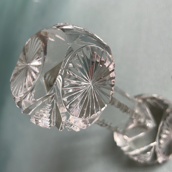 Vintage Carved Glass Knife Rest - Picture 7 of 9